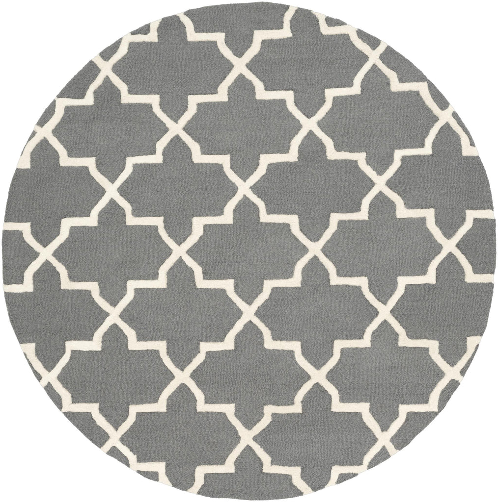 Surya Pollack AWDN-2022 Charcoal Cream 9' x 13' Rug