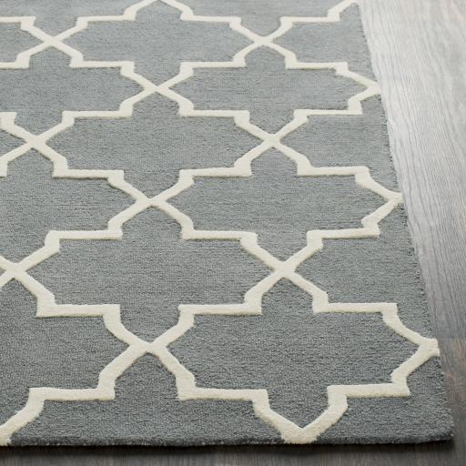 Surya Pollack AWDN-2022 Charcoal Cream 9' x 13' Rug