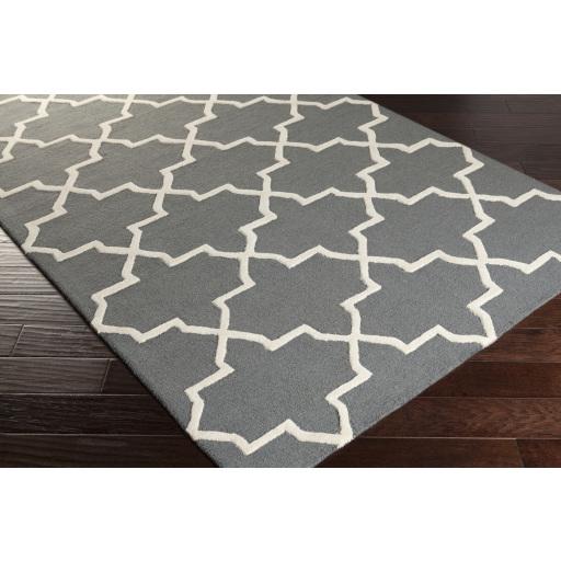 Surya Pollack AWDN-2022 Charcoal Cream 9' x 13' Rug