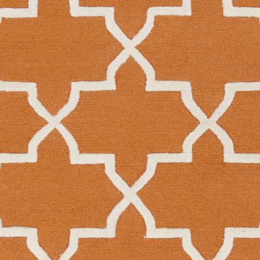 Surya Pollack AWDN-2025 Bright Orange Camel 8' Round Rug