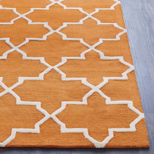 Surya Pollack AWDN-2025 Bright Orange Camel 9' x 13' Rug