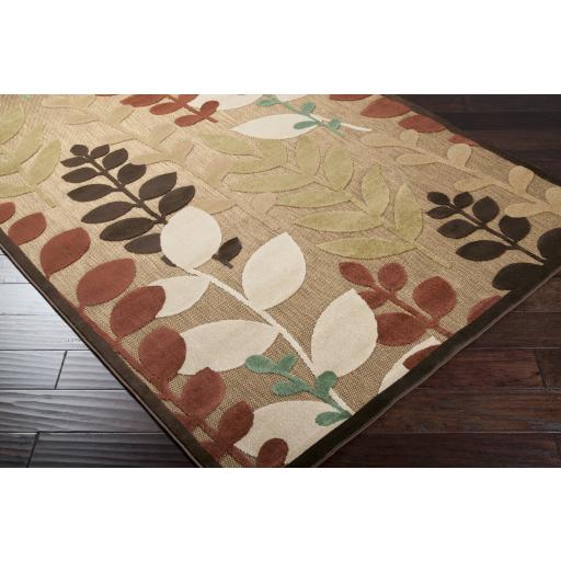 Surya Portera PRT-1004 Brown Burnt Orange 7'10" x 10'8" Rug