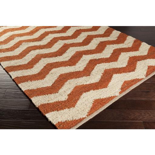 Surya Portico AWAR-5010 Beige Burnt Orange 2' x 3' Rug