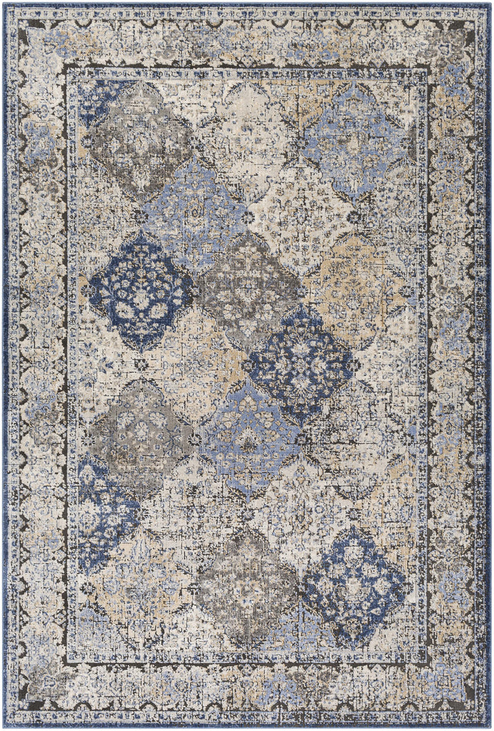 Surya Porto POO-2302 Black Brown 2' x 2'11" Rug