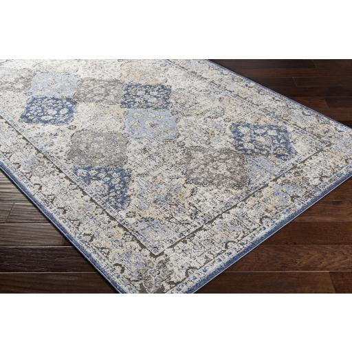 Surya Porto POO-2302 Black Brown 2' x 2'11" Rug