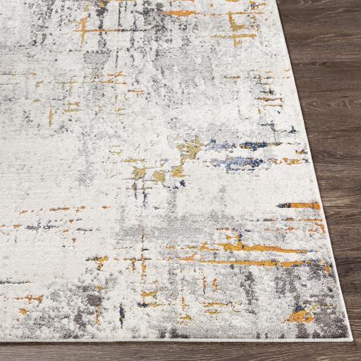 Surya Porto POO-2320 Burnt Orange Charcoal 5'3" x 7'3" Rug