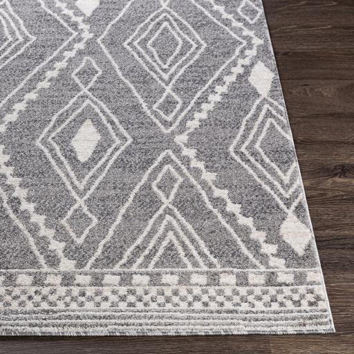 Surya Positano PSN-2304 Charcoal Gray 5'3" x 7'3" Rug