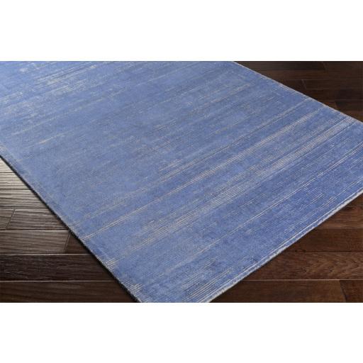 Surya Prague PGU-4000 Blue Cream 2'6" x 8' Rug