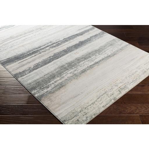 Surya Quatro QUA-2314 Charcoal Light Gray 2' x 2'11" Rug