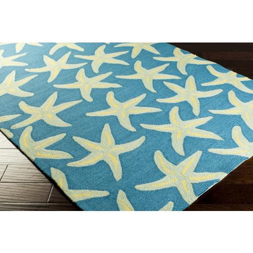 Surya Rain RAI-1137 Blue Grass Green 2'6" x 8' Rug