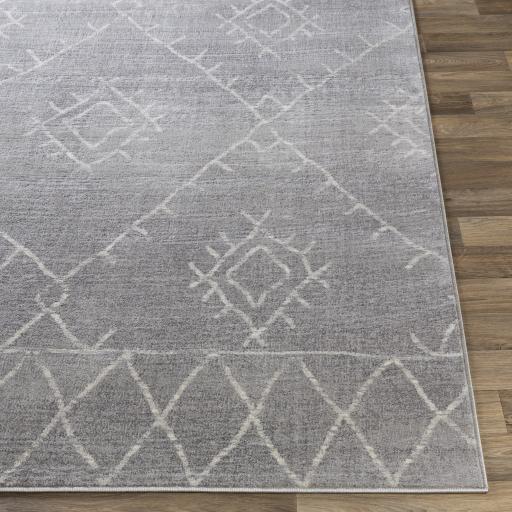 Surya Roma ROM-2336 Charcoal Gray 6'7" x 9' Rug