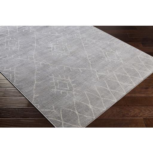 Surya Roma ROM-2336 Charcoal Gray 6'7" x 9' Rug