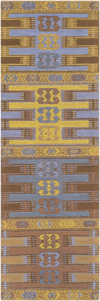 Surya Sajal SAJ-1078 Aqua Brown 2' x 3' Rug