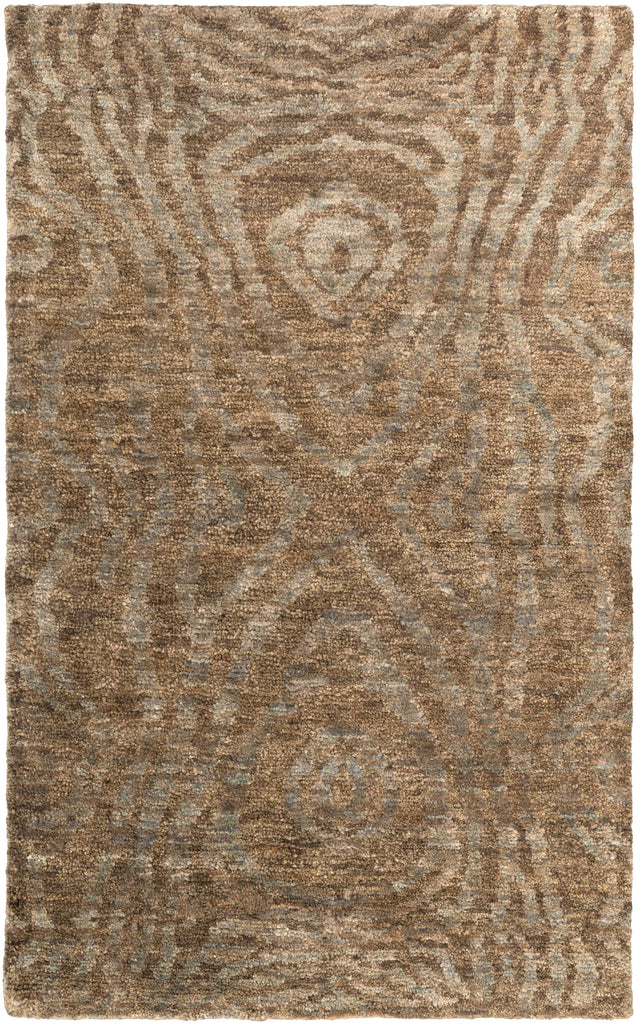 Surya Scarborough SCR-5142 Charcoal Dark Brown 2' x 3' Rug