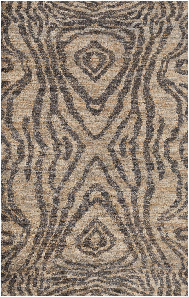 Surya Scarborough SCR-5145 Black Light Brown 3'3" x 5'3" Rug