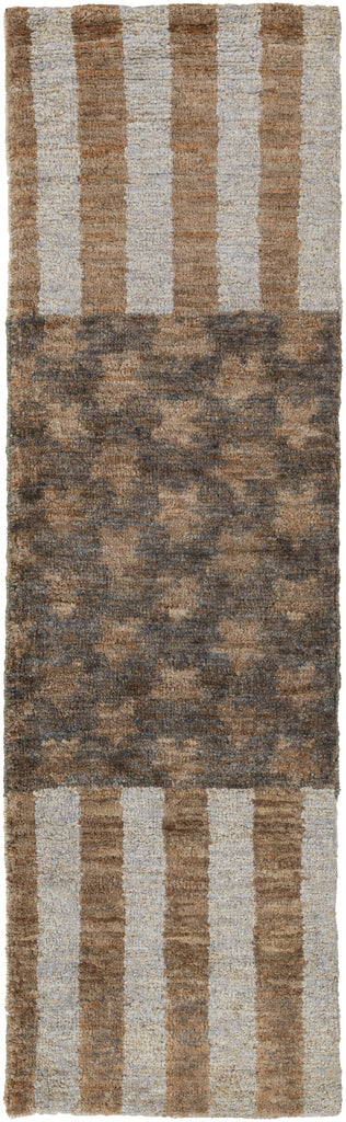 Surya Scarborough SCR-5155 Brown Dark Green 2'6" x 8' Rug