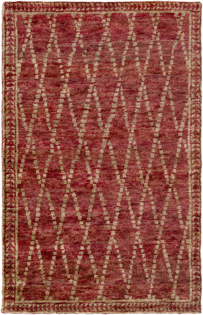 Surya Scarborough SCR-5158 Burgundy Tan 8' x 11' Rug