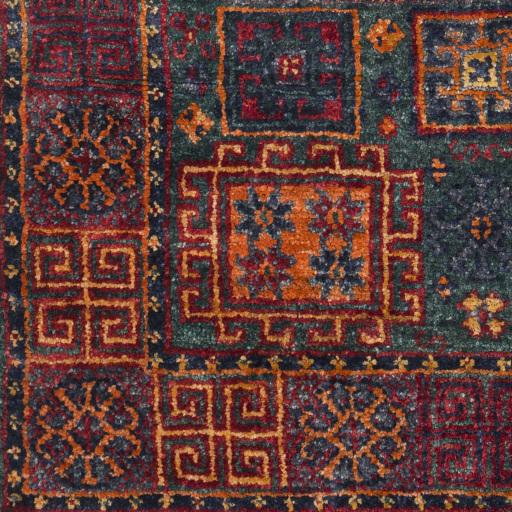 Surya Scarborough SCR-5160 Burnt Orange Dark Green 2' x 3' Rug