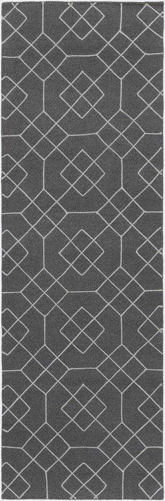 Surya Seabrook SBK-9003 Charcoal Ice Blue 2'6" x 8' Rug