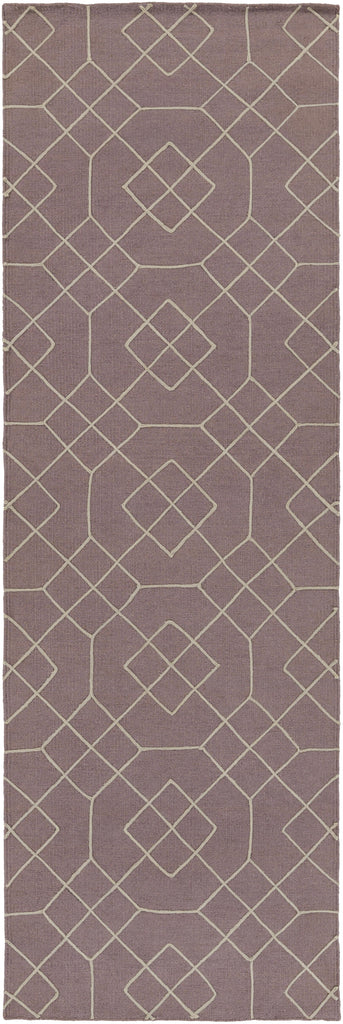 Surya Seabrook SBK-9005 Mauve Medium Gray 2'6" x 8' Rug