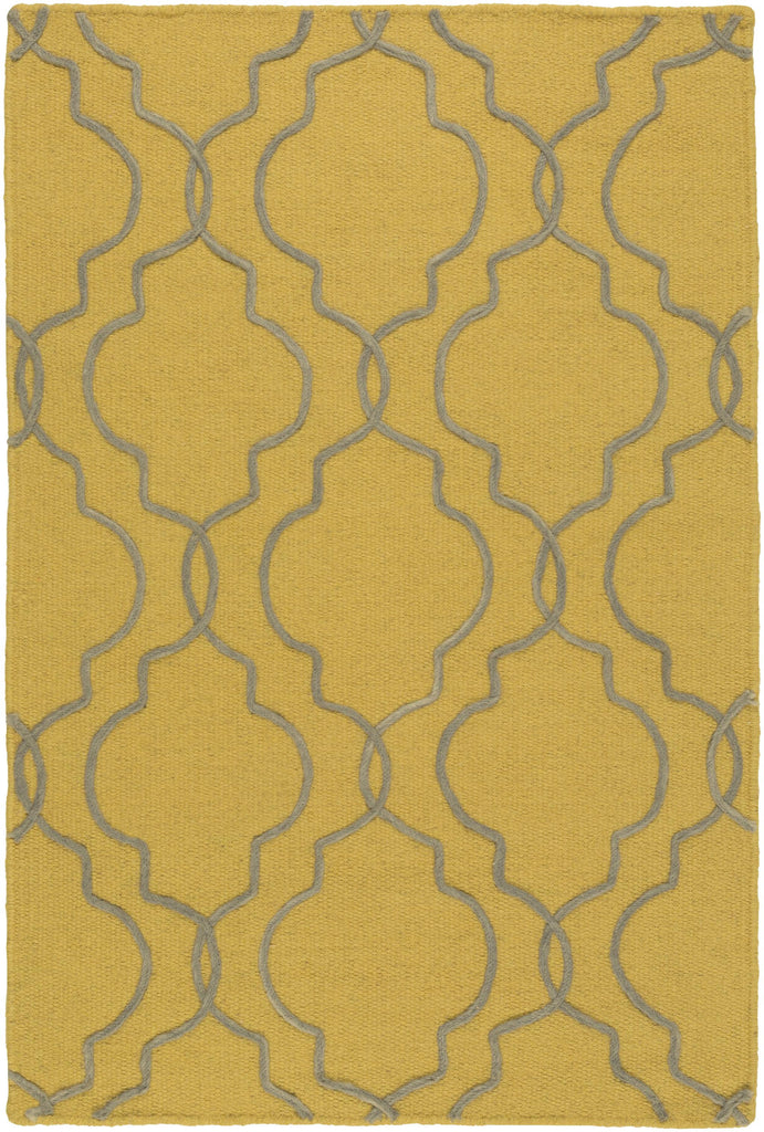 Surya Seabrook SBK-9014 Gray Mustard 2' x 3' Rug