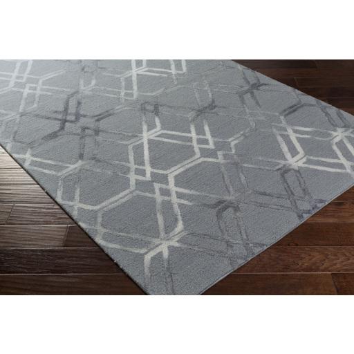 Surya Serafina SRF-2016 Charcoal Cream 2'6" x 8' Rug