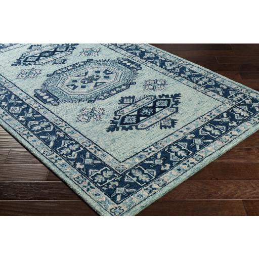 Surya Serafina SRF-2027 Dark Blue Denim 2'6" x 8' Rug