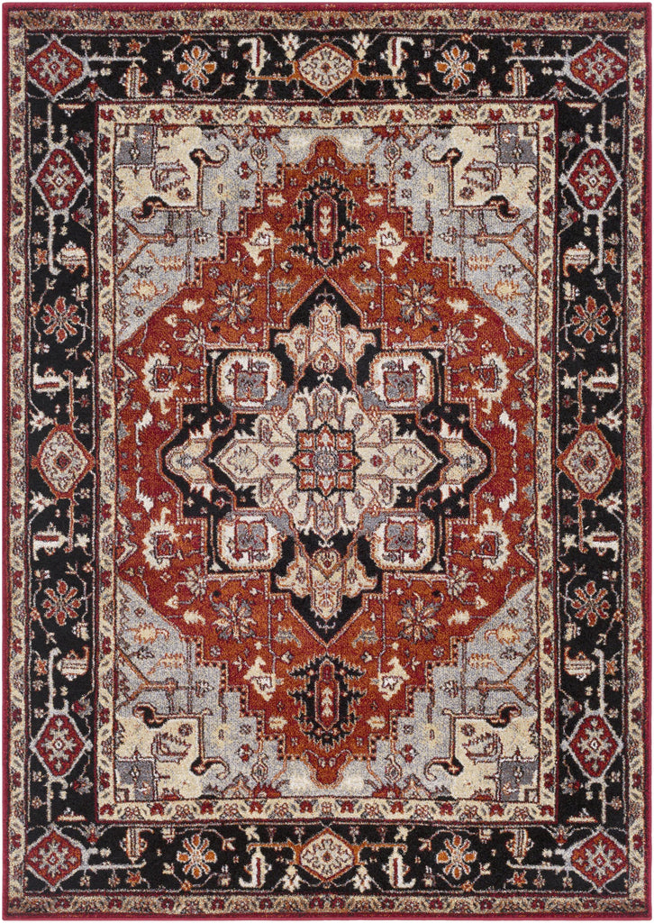 Surya Serapi SRP-1008 Black Burgundy 9'2" x 12'6" Rug