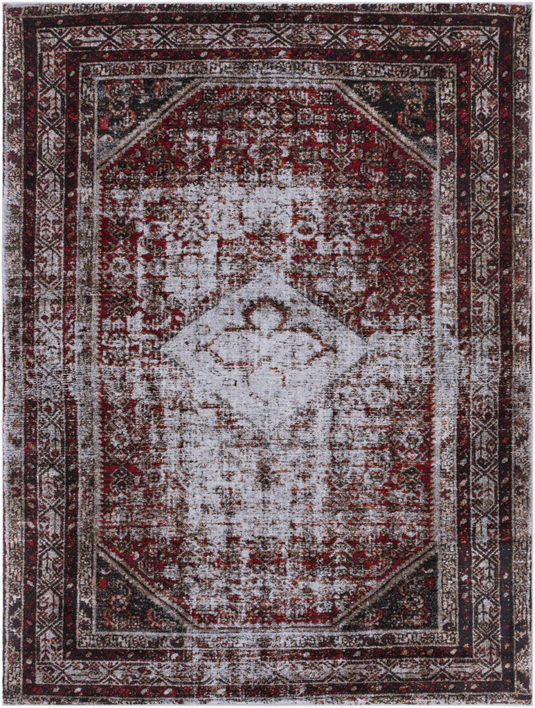 Surya Serapi SRP-1009 Black Burgundy 7'10" x 10'6" Rug