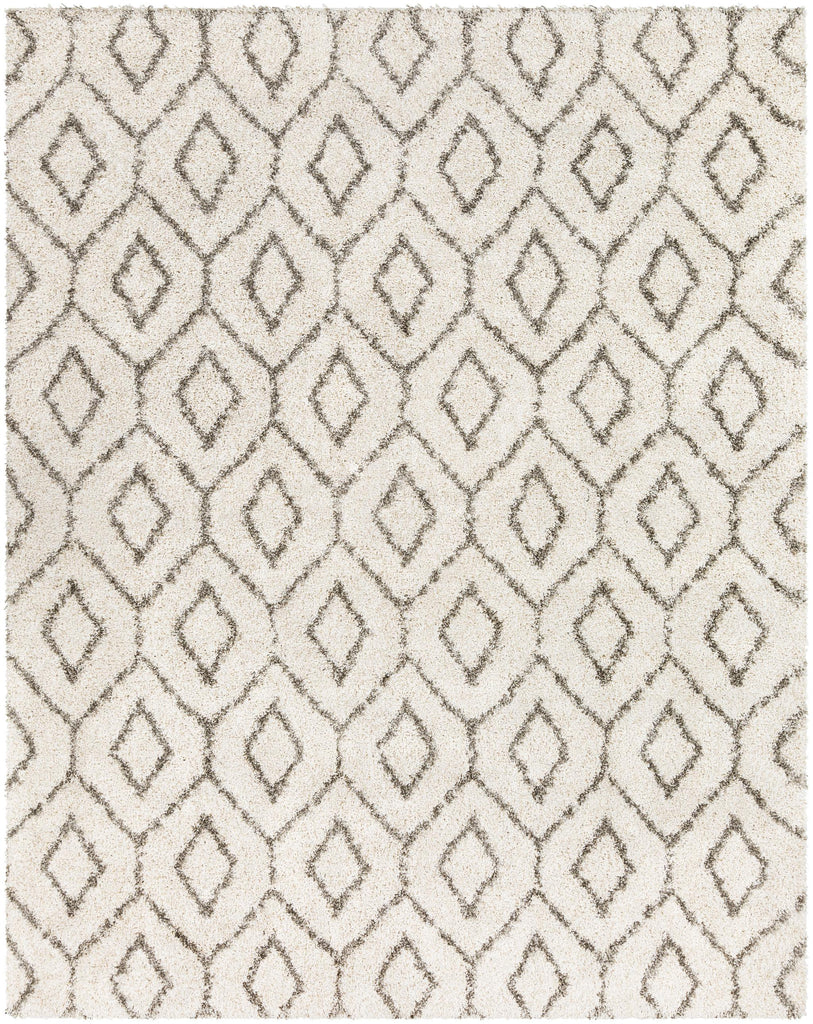 Surya Serengeti Shag SGT-2302 Charcoal Ivory 9' x 12'3" Rug