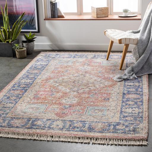 Surya Sivas SVS-2303 Aqua Beige 5' x 7'6" Rug