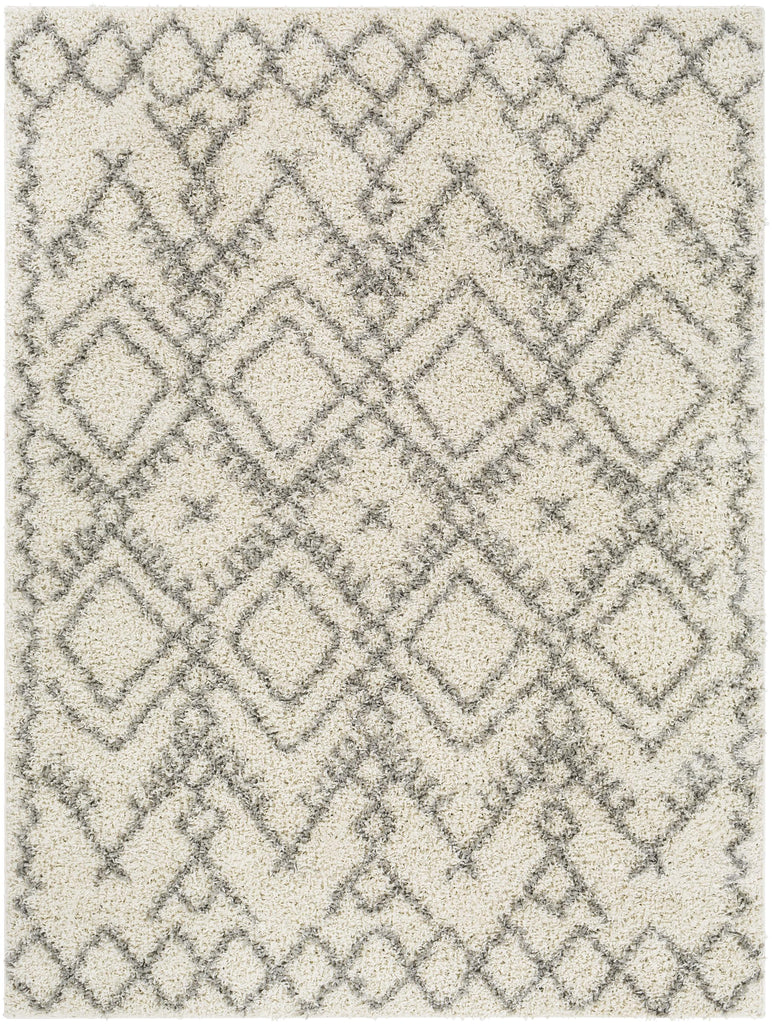 Surya Taza Shag TZS-2326 Cream Gray 5'2" x 7' Rug