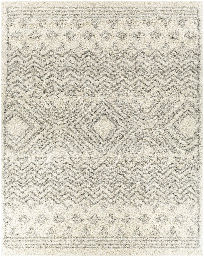 Surya Taza Shag TZS-2342 Cream Gray 5'2" x 7' Rug