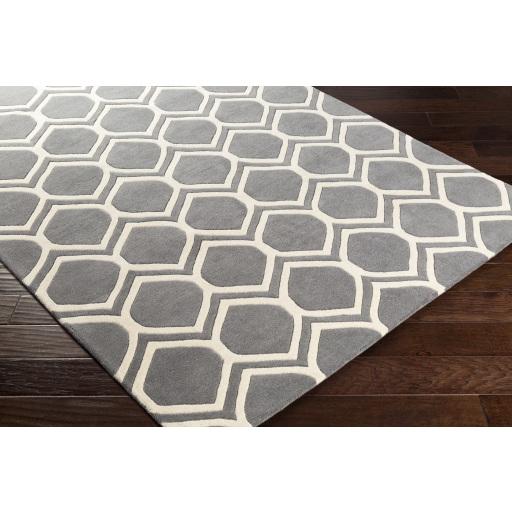 Surya Transit AWTR-2327 Charcoal Cream 9' x 13' Rug