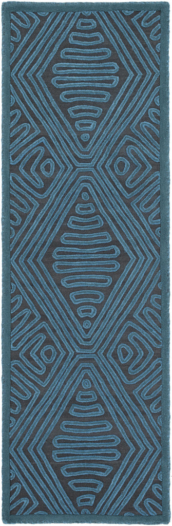 Surya Tulemola TUL-4000 Black Blue 2' x 3' Rug