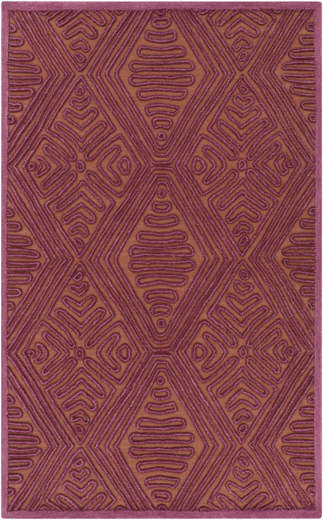 Surya Tulemola TUL-4001 Burnt Orange Mauve 2' x 3' Rug