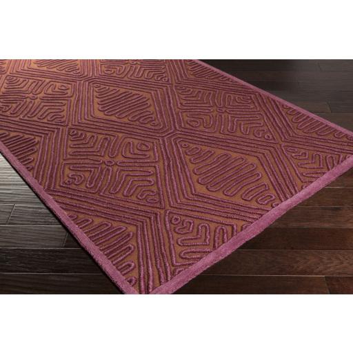 Surya Tulemola TUL-4001 Burnt Orange Mauve 2' x 3' Rug