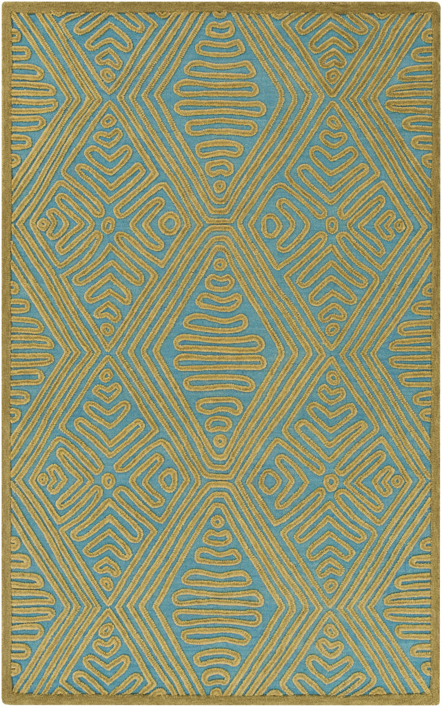 Surya Tulemola TUL-4002 Blue Olive 2' x 3' Rug