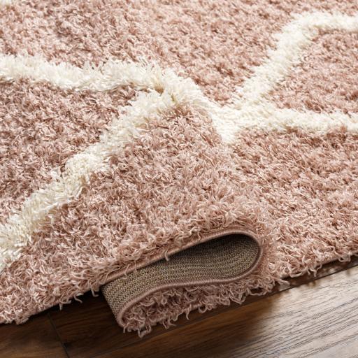 Surya Urban Shag USG-2324 Dusty Pink White 7'10" x 10'2" Rug