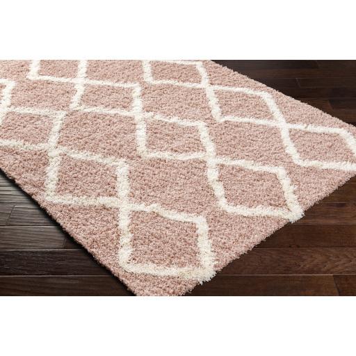 Surya Urban Shag USG-2324 Dusty Pink White 7'10" x 10'2" Rug