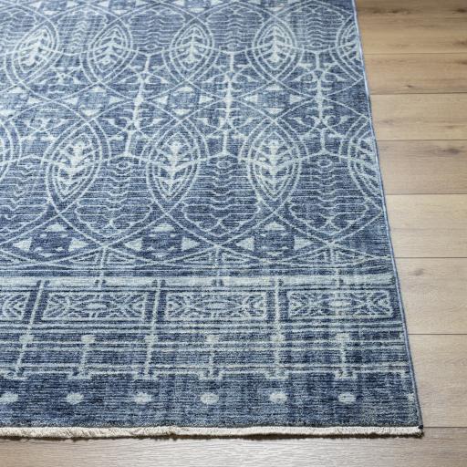 Surya Usonia USO-2306 Dark Blue Ice Blue 3'2" x 10' Rug