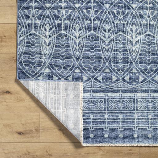 Surya Usonia USO-2306 Dark Blue Ice Blue 3'2" x 10' Rug