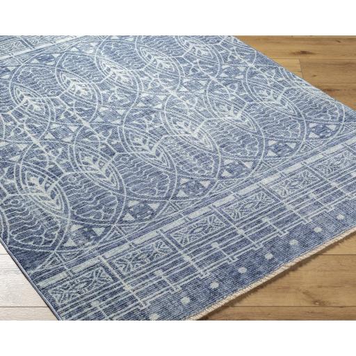 Surya Usonia USO-2306 Dark Blue Ice Blue 3'2" x 10' Rug