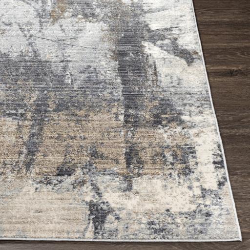 Surya Valour VOR-2307 Charcoal Dark Brown 3'11" x 5'7" Rug