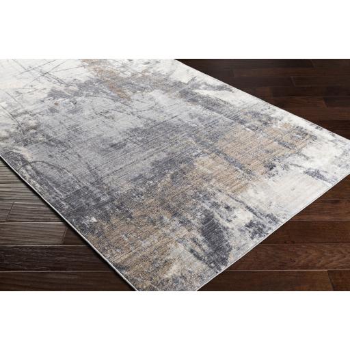 Surya Valour VOR-2307 Charcoal Dark Brown 3'11" x 5'7" Rug