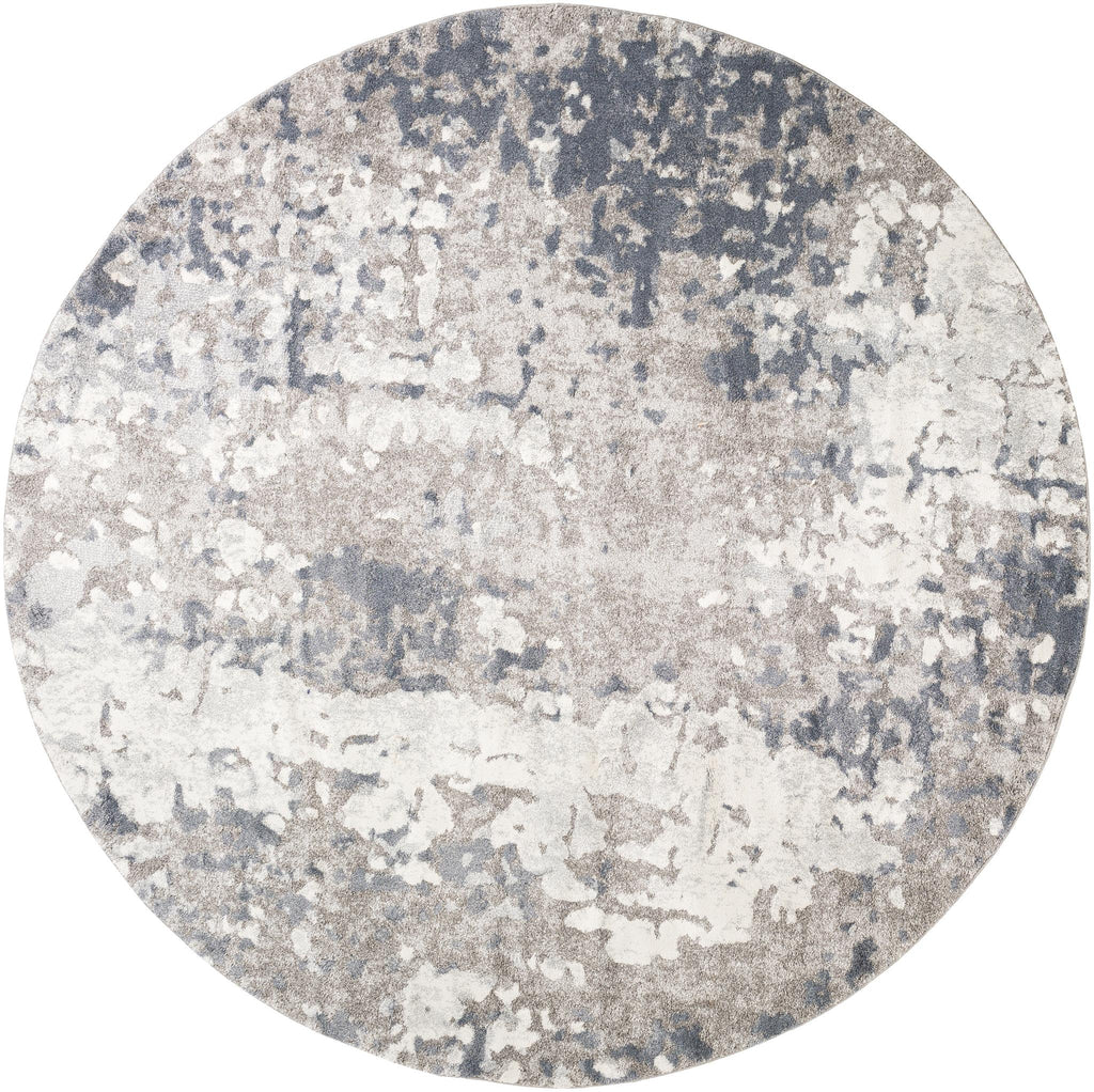 Surya Venice VNE-2304 Denim Ivory 7'10" Round Rug