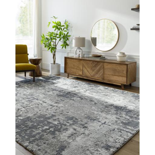 Surya Venice VNE-2304 Denim Ivory 7'10" Round Rug