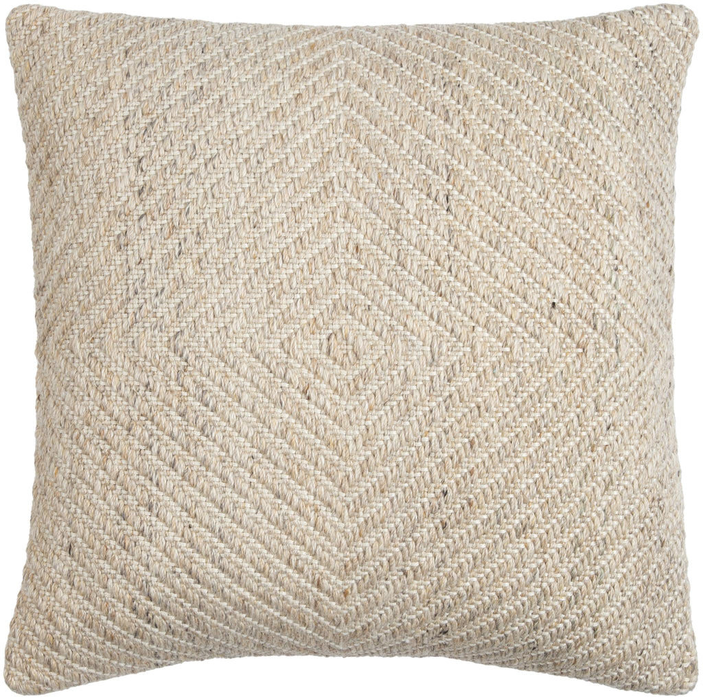 Surya Cairn CAI-003 Beige Tan 18"H x 18"W Pillow Cover