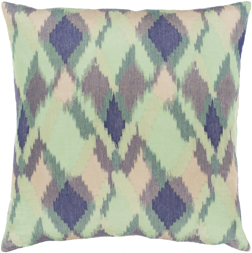 Surya Camila CMI-002 Dark Blue Dark Green 18"H x 18"W Pillow Cover