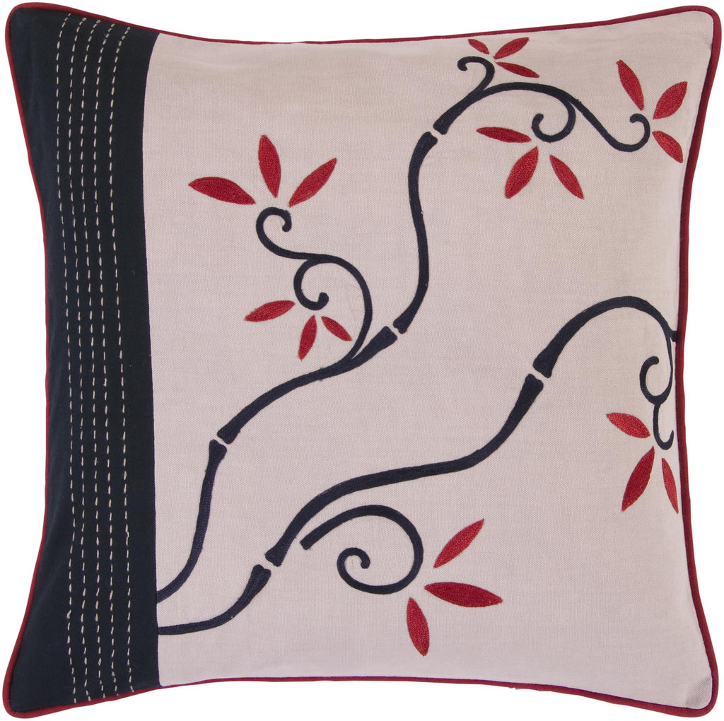 Surya Decorative Pillows SI-2007 18"L x 18"W Accent Pillow